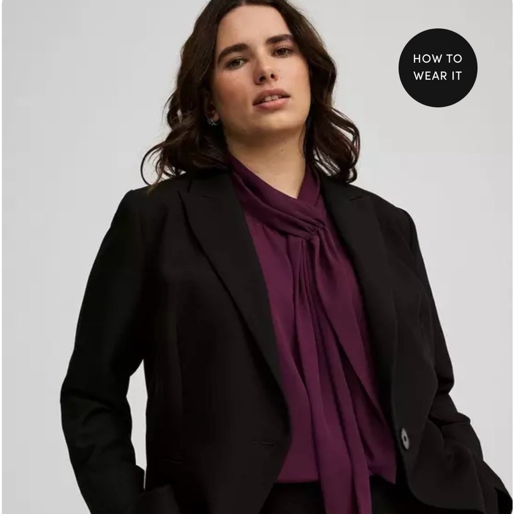 Elegant Black Women's Blazer